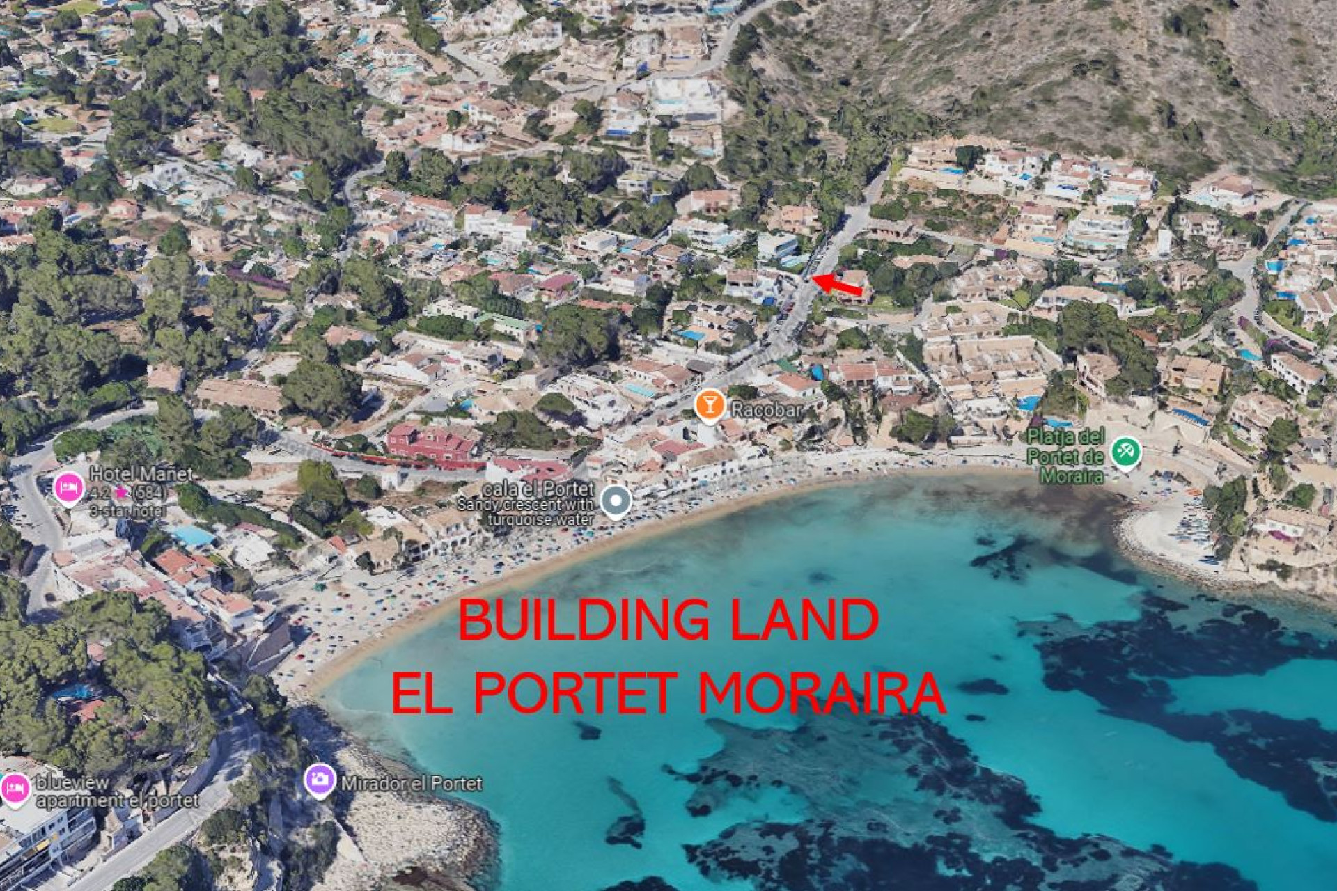 Bestaande woningen - Perceel - Moraira - El Portet